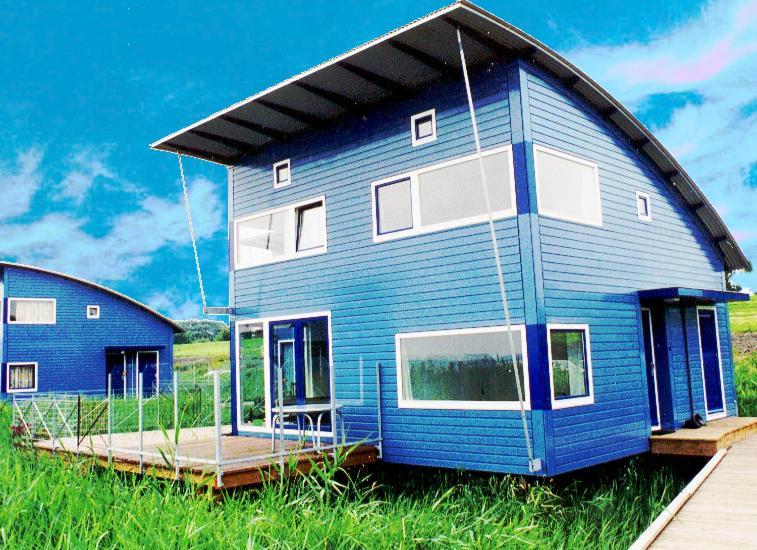 6 Pers. Waterfront Home Seeblick, Equipped Stilt House On The Water Anjum Exteriér fotografie